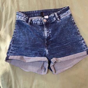 H&M Acid Wash Shorts
